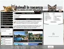 Tablet Screenshot of animali-in-vacanza.com